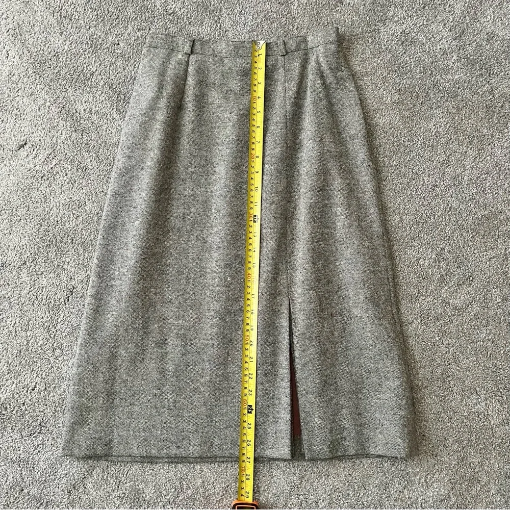 Vintage Gray Midi Skirt - Picture 2 of 7